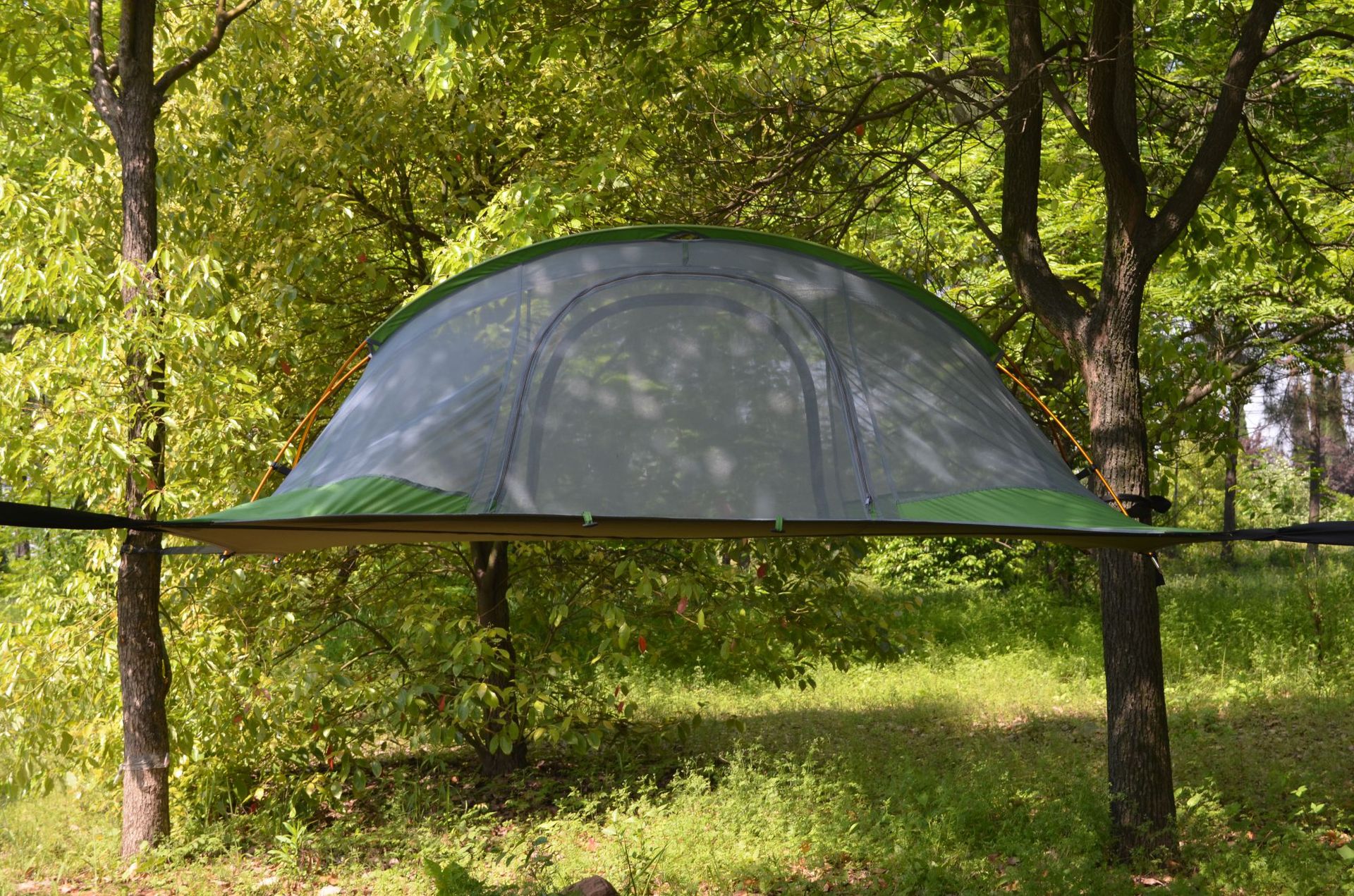 Cheap Goat Tents New Arrival 2 3 Person Aluminum Poles Double Layers Waterproof Mosquito Net Tree Dangling Hanging Camping Tent Barraca Bivvy   